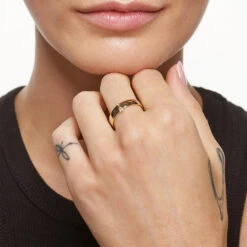 Laboratory-Grown Diamond Kite Band Ring In 10k Gold -Fashion Accessories Store laboratory grown diamond kite band ring in 10k gold medley jewellery ring 41223590707430