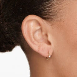 Laboratory-Grown Diamond Solitaire Huggie Earrings In 10k Gold -Fashion Accessories Store laboratory grown diamond solitaire huggie earrings in 10k gold medley jewellery earrings 41823981830374