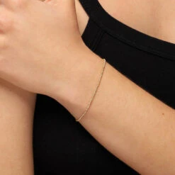 Micro Beaded Bracelet In 10k Gold -Fashion Accessories Store micro beaded bracelet in 10k gold medley jewellery bangle bracelet 39724352864486