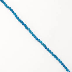 Micro Blue Agate Bead Bracelet In Gold -Fashion Accessories Store micro blue agate bead bracelet in gold medley jewellery bangle bracelet 42638709063910