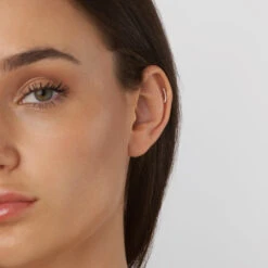 Micro Diamond Climber Helix Single Stud Earring In Silver -Fashion Accessories Store micro diamond climber helix stud in silver medley jewellery earrings 39080030732518