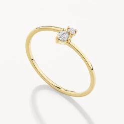 Micro Diamond Toi Et Moi Ring In 10k Gold -Fashion Accessories Store micro diamond toi et moi ring in 10k gold medley jewellery ring 39708436988134