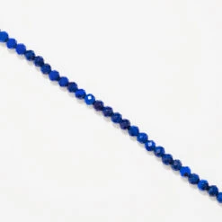 Micro Lapis Lazuli Bead Bracelet In Gold -Fashion Accessories Store micro lapis lazuli bead necklace in gold medley jewellery bangle bracelet 39708431548646