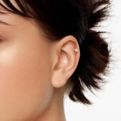 Micro Star Helix Single Stud Earring In 10k Gold -Fashion Accessories Store micro star helix single stud earring in 10k gold medley jewellery earrings 39724345852134