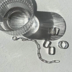 Midi Chunky Paperclip Earrings In Silver -Fashion Accessories Store midi chunky paperclip earrings in silver medley jewellery earrings 38241711587558