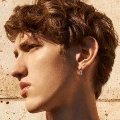 Fashion Accessories Store -Fashion Accessories Store mini charm huggie earrings in silver medley jewellery earrings 39103082922214