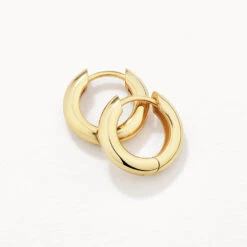 Mini Curve Hoop Earrings In Gold -Fashion Accessories Store mini curve hoop earrings in gold medley jewellery shop now earrings 36827022622950