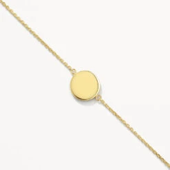 Mini Engravable Circle Bracelet In Gold -Fashion Accessories Store mini engravable circle bracelet in gold medley jewellery bangle bracelet 38604281151718