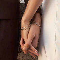 Mini Engravable Circle Bracelet In Gold -Fashion Accessories Store mini engravable circle bracelet in gold medley jewellery bangle bracelet 39112064237798