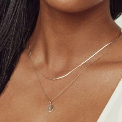 Mini Engravable Disc Necklace In 10k Gold -Fashion Accessories Store mini engravable disc necklace in 10k gold medley pendant 37643569660134