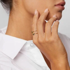 Mini Engravable Disc Ring In 10k Gold -Fashion Accessories Store mini engravable disc ring in 10k gold medley jewellery shop now ring 36849026924774