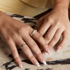 Mini Disc Ring In Silver -Fashion Accessories Store mini engravable disc ring in silver medley jewellery shop now ring 36864608403686