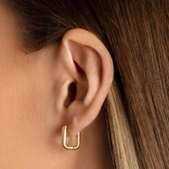 Mini Paperclip Earrings In Gold 19 Mini Paperclip Earrings In Gold -Fashion Accessories Store mini paperclip earrings in gold medley jewellery earrings 38207193088230