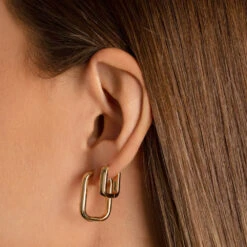 Mini Paperclip Earrings In Gold 16 Mini Paperclip Earrings In Gold -Fashion Accessories Store mini paperclip earrings in gold medley jewellery earrings 38207193546982