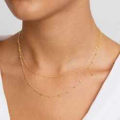 Oh So Fine Figaro Chain In Gold -Fashion Accessories Store oh so fine figaro chain in gold medley jewellery australia necklace 36381025272038