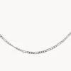 Oh So Fine Figaro Chain Necklace In Silver