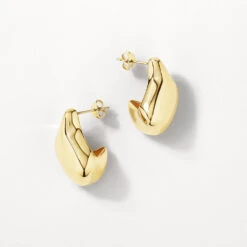 Organic Drop Earrings In Gold -Fashion Accessories Store organic drop earrings in gold medley jewellery earrings 41810465161446