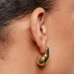 Organic Drop Earrings In Gold -Fashion Accessories Store organic drop earrings in gold medley jewellery earrings 41823713689830