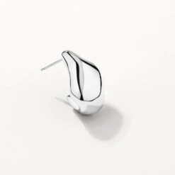 Organic Drop Earrings In Silver -Fashion Accessories Store organic drop earrings in silver medley jewellery earrings 41811185205478