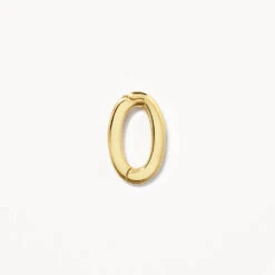 Oval Pendant Clasp In 10k Gold