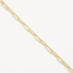 Paperclip Chain Necklace In Gold -Fashion Accessories Store paperclip chain necklace in gold medley jewellery shop now necklace 38219829510374