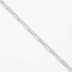 Paperclip Chain Necklace In Silver -Fashion Accessories Store paperclip chain necklace in silver medley jewellery shop now necklace 38219830755558