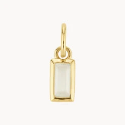 Birthstone Pendant In Gold -Fashion Accessories Store pendant 42517674983654