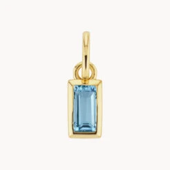 Birthstone Pendant In Gold -Fashion Accessories Store pendant 42517739077862