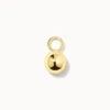 Plain Ball Charm In 10k Gold