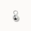 Plain Ball Charm In Silver