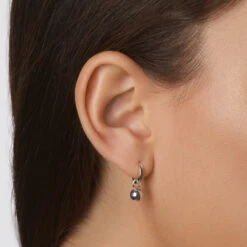 Plain Ball Charm In Silver -Fashion Accessories Store plain ball charm in silver medley jewellery earrings 39079927546086