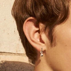 Plain Ball Charm In Silver -Fashion Accessories Store plain ball charm in silver medley jewellery earrings 39099750777062