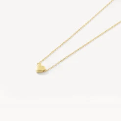 Plain Heart Necklace In 10k Gold -Fashion Accessories Store plain heart necklace in 10k gold medley jewellery necklace 39071812714726