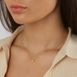 Plain Heart Necklace In 10k Gold -Fashion Accessories Store plain heart necklace in 10k gold medley jewellery necklace 39079913324774