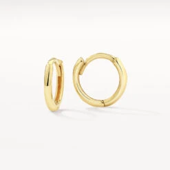 Plain Mini Huggie Earrings In 10k Gold -Fashion Accessories Store plain mini huggie earrings in 10k gold medley jewellery earrings 38780592062694