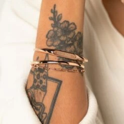 Polished Plain Bangle In Rose Gold -Fashion Accessories Store polished plain bangle in rose gold medley jewellery bangle bracelet 28776492728479