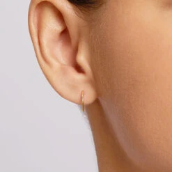 Polished Sleeper Earrings In 10k Gold -Fashion Accessories Store polished sleeper in 10k gold medley jewellery earrings 36406449406182