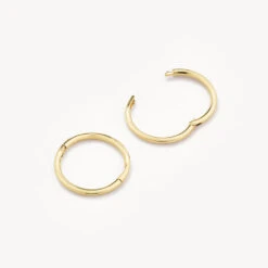 Polished Sleeper Earrings In 10k Gold -Fashion Accessories Store polished sleeper in 10k gold medley jewellery earrings 36835440165094