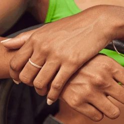 Thin Plain Stacker Ring In Silver -Fashion Accessories Store ring 38800866935014