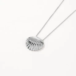 Shell Pendant Necklace In Silver -Fashion Accessories Store shell pendant necklace in silver medley jewellery pendant 42638540996838