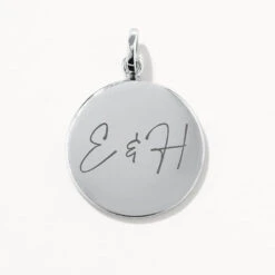 Full Moon Pendant In Silver