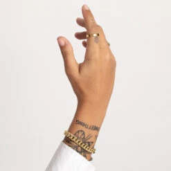 Slim Boyfriend Stacker Ring In Gold -Fashion Accessories Store slim boyfriend stacker ring in gold medley jewellery ring 29226855694495