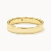 Slim Boyfriend Stacker Ring In Gold