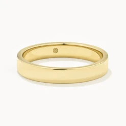 Slim Boyfriend Stacker Ring In Gold