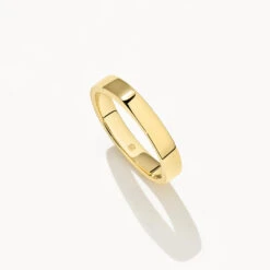 Slim Boyfriend Stacker Ring In Gold -Fashion Accessories Store slim boyfriend stacker ring in gold medley jewellery ring 37534535778534