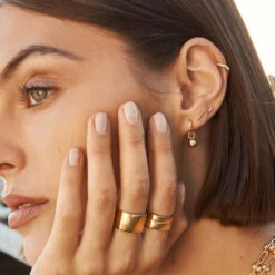 Slim Boyfriend Stacker Ring In Gold -Fashion Accessories Store slim boyfriend stacker ring in gold medley jewellery ring 39112060502246