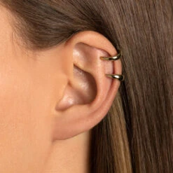 Slim Curve Single Ear Cuff In Gold -Fashion Accessories Store slim curve single ear cuff in gold medley jewellery earrings 38207796642022