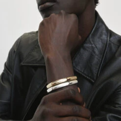 Square Edge Bangle In Silver -Fashion Accessories Store square edge bangle in silver medley jewellery bangle bracelet 40469873393894