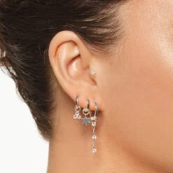 Star Charm In Silver -Fashion Accessories Store star charm in silver medley jewellery earrings 39933036036326