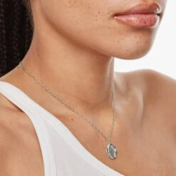 Sun And Moon Pendant Necklace In Silver -Fashion Accessories Store sun and moon pendant necklace in silver medley jewellery necklace 42671535784166